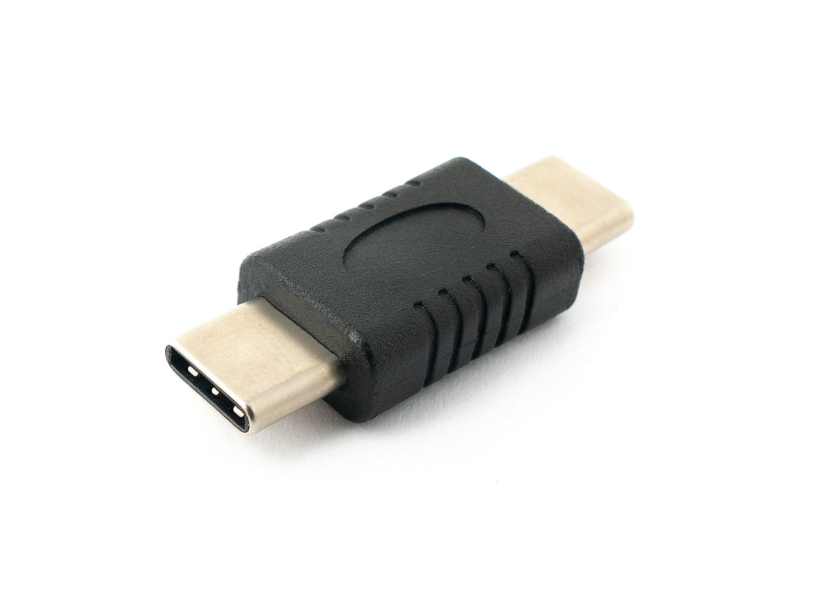 USB 3.1 Adapter Typ C Stecker zu Stecker Kabel in Schwarz | System-S