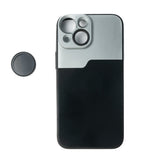 CPL Filter Circular Polarizer Linse mit Hülle in Schwarz für iPhone 13 Mini | System-S
