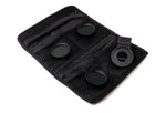 ND Linse Set Neutraldichte Filter Graufilter Kit mit Clip Tasche in Schwarz | System-S