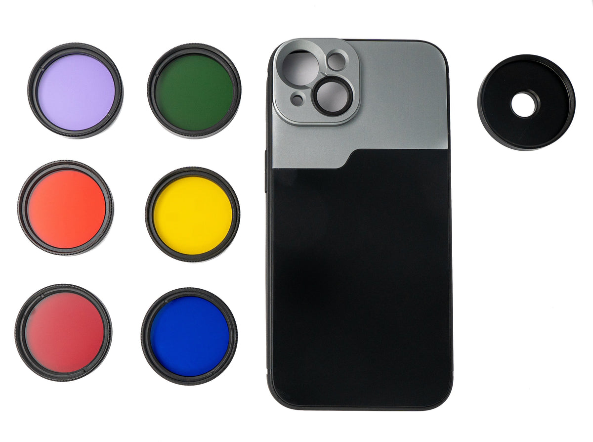 Farbfilter Set 37 mm 6 Stück Farbe Filter für Fotografie für iPhone 13 | System-S