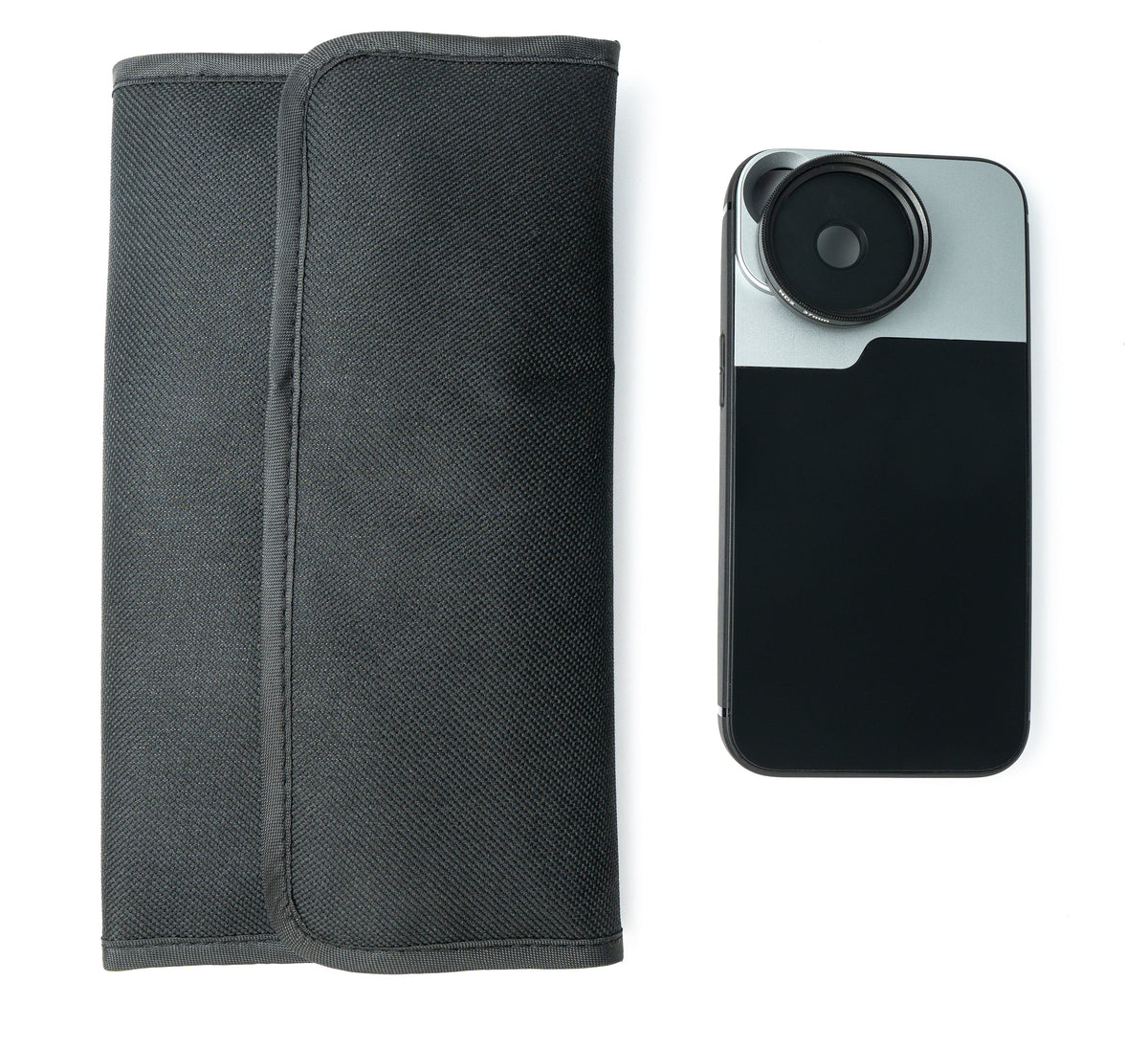 ND Filter Set 37 mm Neutraldichte mit Hülle und Tasche für iPhone 13 | System-S