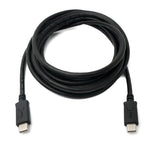 USB 3.1 Kabel 3 m Typ C Stecker zu Stecker in Schwarz | System-S