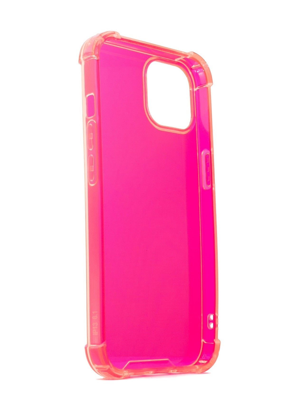 Schutzhülle aus Silikon in Pink Transparent Hülle für iPhone 13 | System-S