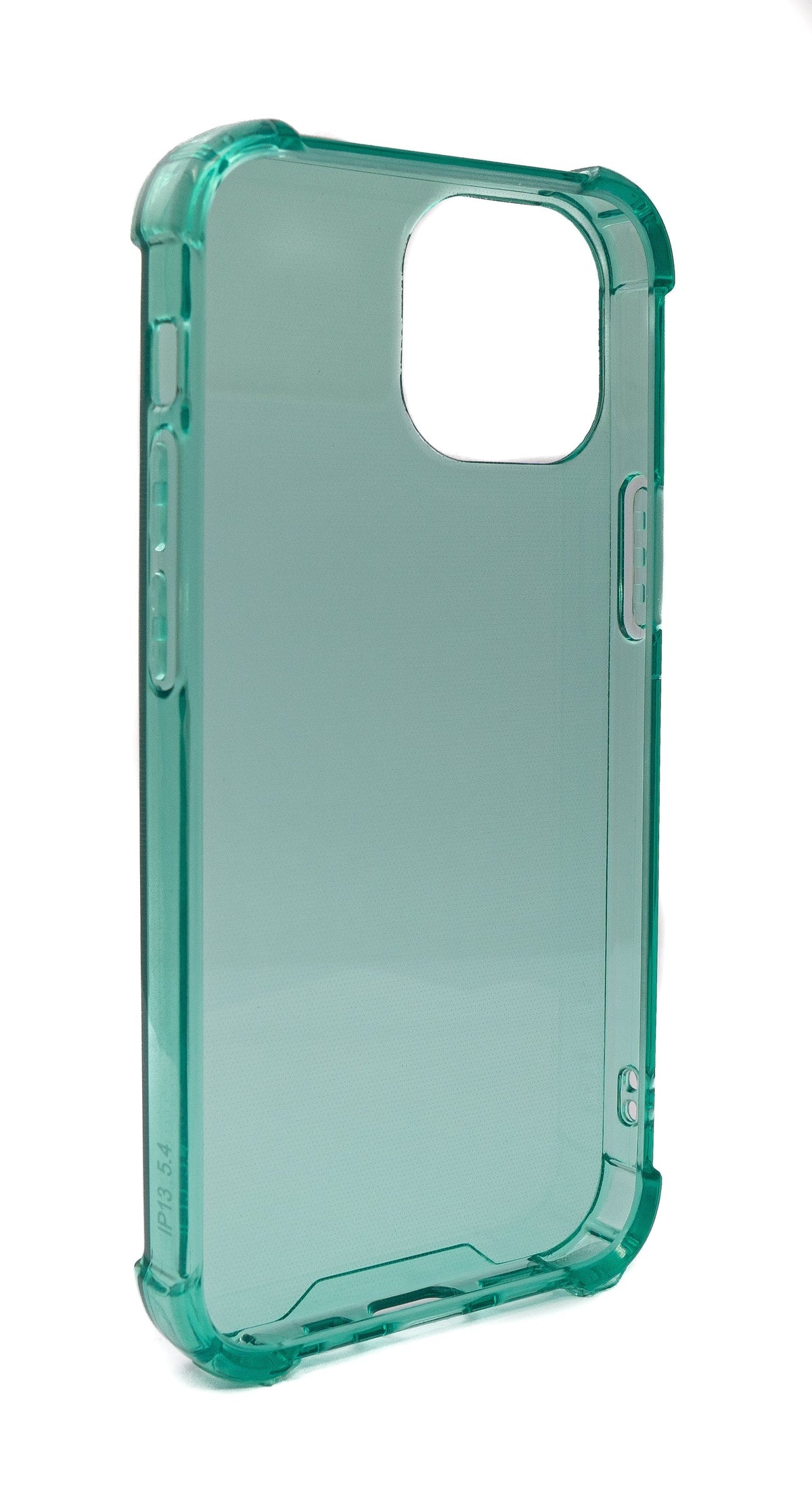 Schutzhülle aus Silikon in Grün Transparent Hülle für iPhone 13 Mini | System-S