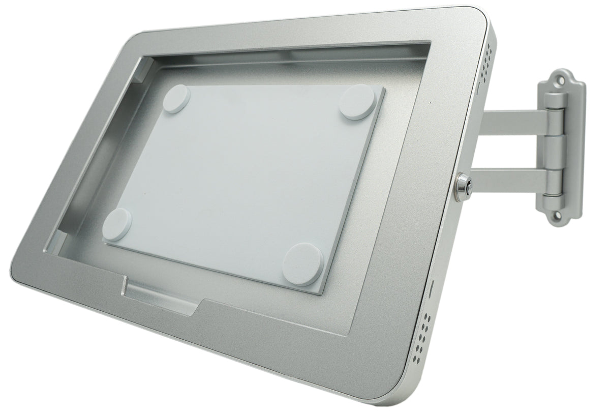 Wand Halterung abschließbar 360° für Microsoft Surface Pro 7 Pro 3 Pro 4 12.3 in Grau I SYSTEM-S
