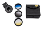 Farbfilter Set 37 mm 3 Stück mit Übergang Farbe Kit mit Clip Tasche in Schwarz | System-S