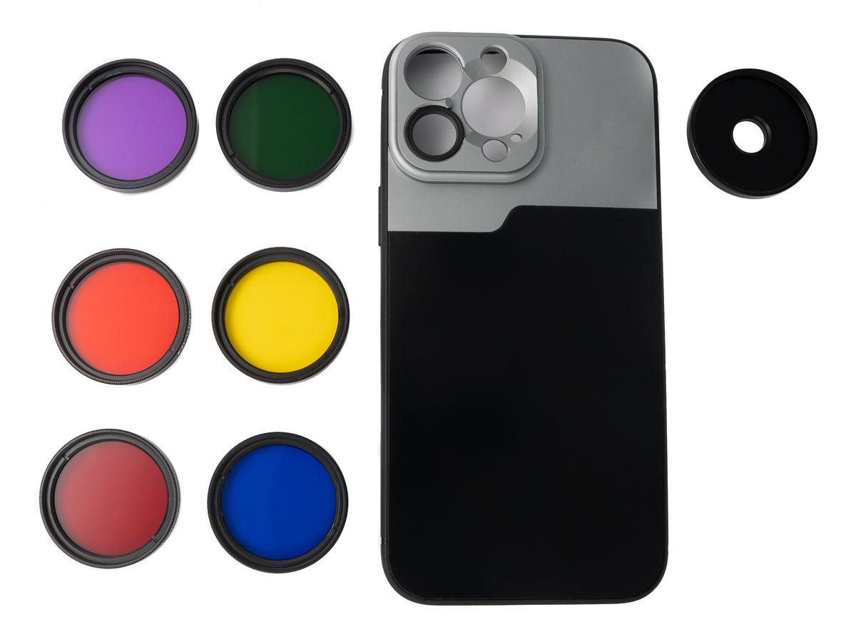 Farbfilter Set 37 mm 6 Stück Farbe Filter für Fotografie für iPhone 13 Pro Max | System-S