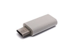 USB 3.1 Adapter Typ C Buchse zu 2.0 Micro B Stecker Kabel in Weiß | System-S
