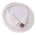 USB 2.0 Kabel 100 cm für Oppo Watch 4 3 2 1 pro SE für OnePlus Watch 2  Smartwatch in Weiß
