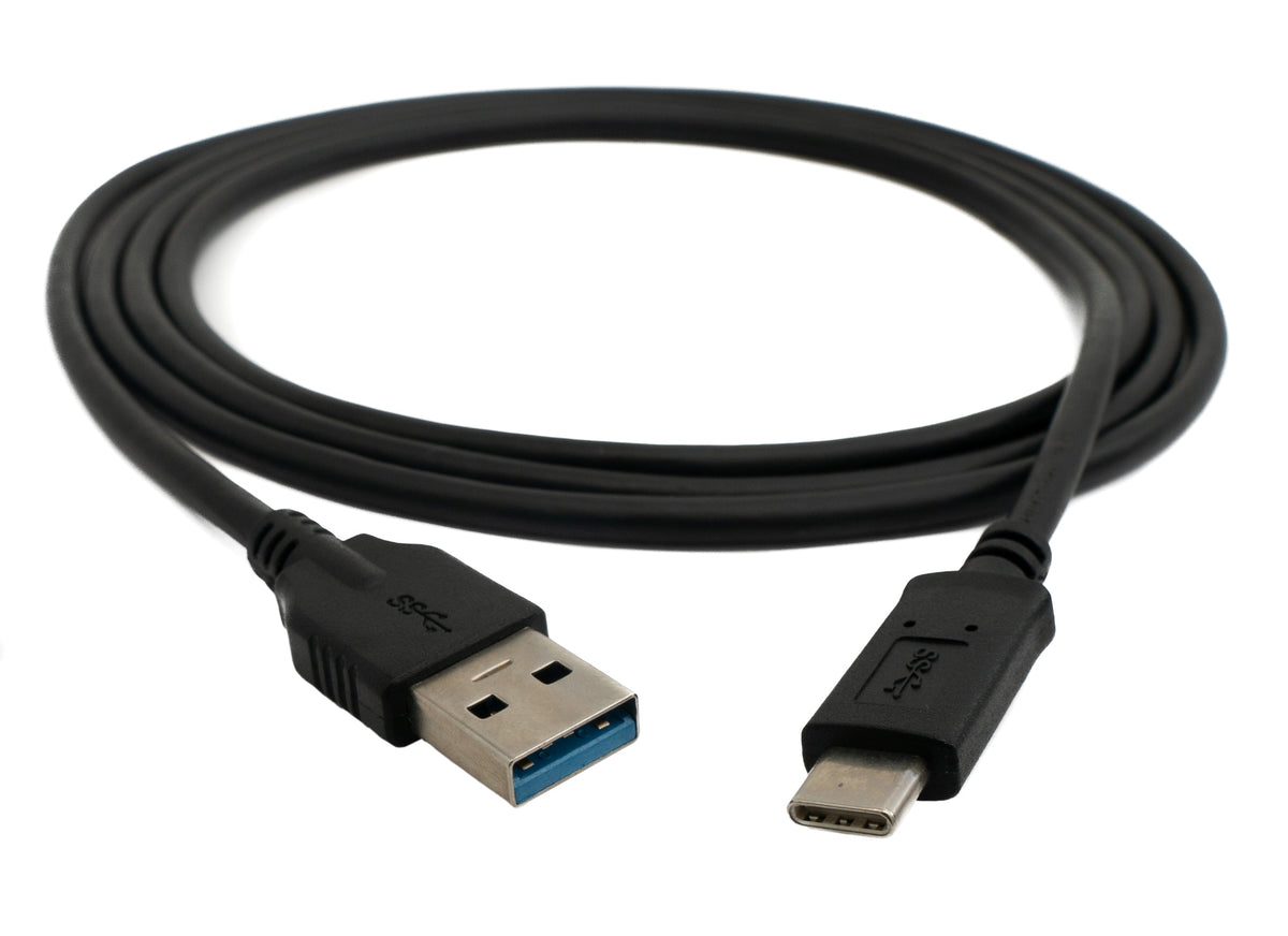 USB 3.1 Kabel 150 cm Typ C Stecker zu 3.0 Typ A Stecker in Schwarz | System-S