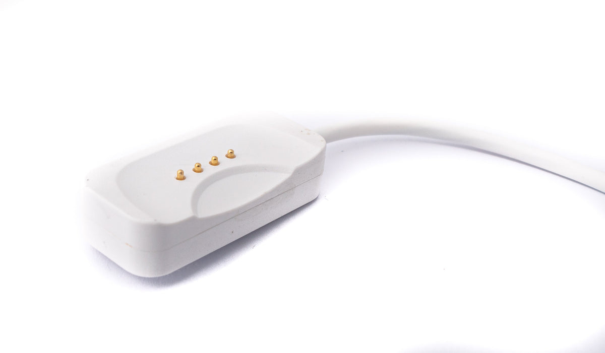 USB 2.0 Kabel 100 cm für Oppo Watch 4 3 2 1 pro SE für OnePlus Watch 2  Smartwatch in Weiß