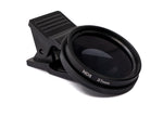 ND8 Linse 37 mm Neutraldichte Grau Filter mit Clip für Smartphones in Schwarz | System-S