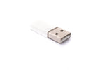 USB 3.1 Adapter Typ C Buchse zu 2.0 Typ A Stecker Kabel in Weiß | System-S