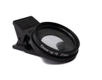 Makro Linse +8 Zoom Close Up Filter mit Clip in Schwarz | System-S