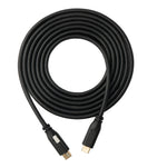 USB 3.1 Gen 2 100W Kabel 2 m Typ C Stecker zu Stecker Schraube in Schwarz | System-S