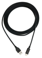 USB 3.1 Kabel 200 cm Typ C Stecker zu 3.0 Typ A Stecker in Schwarz | System-S
