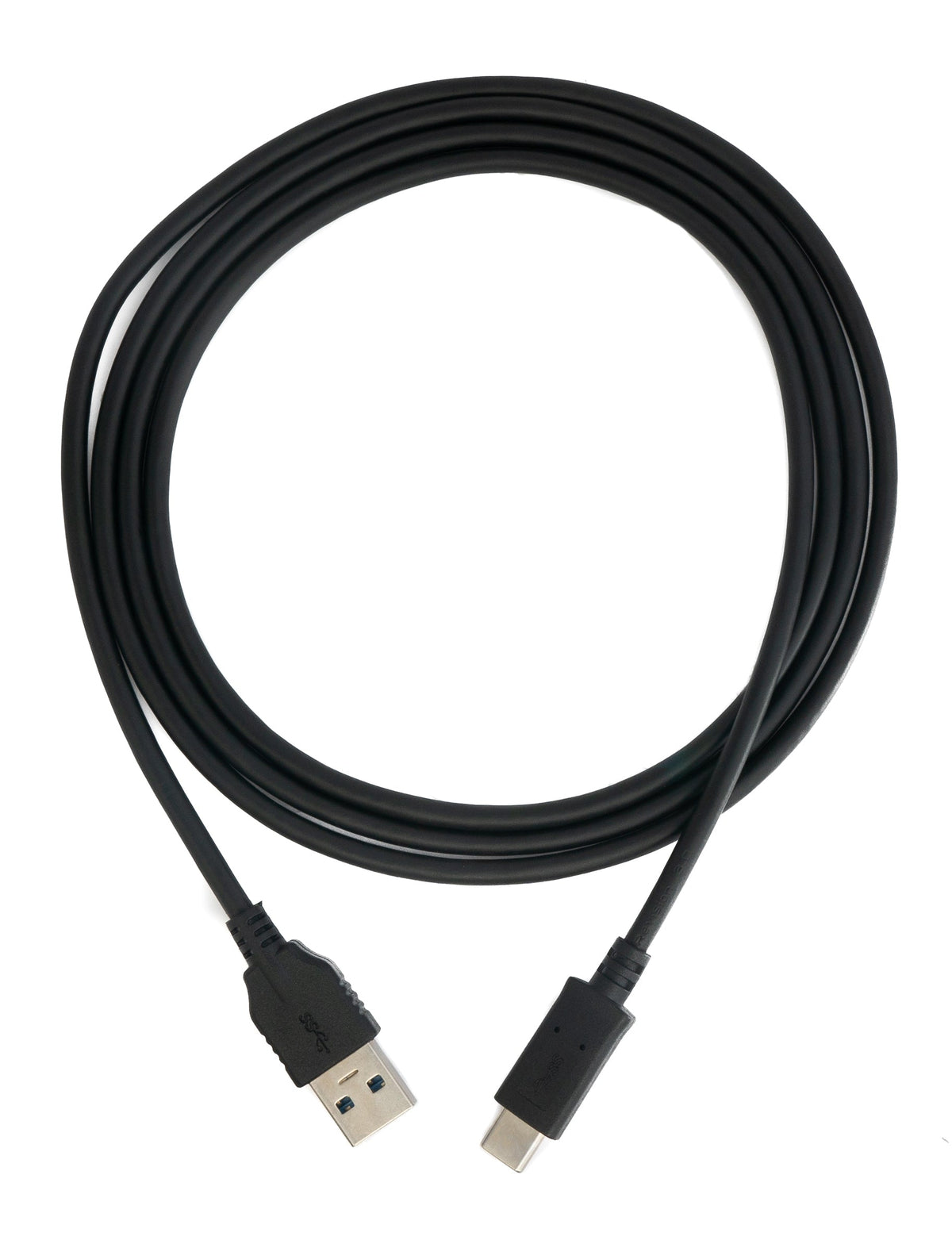 USB 3.1 Kabel 150 cm Typ C Stecker zu 3.0 Typ A Stecker in Schwarz | System-S