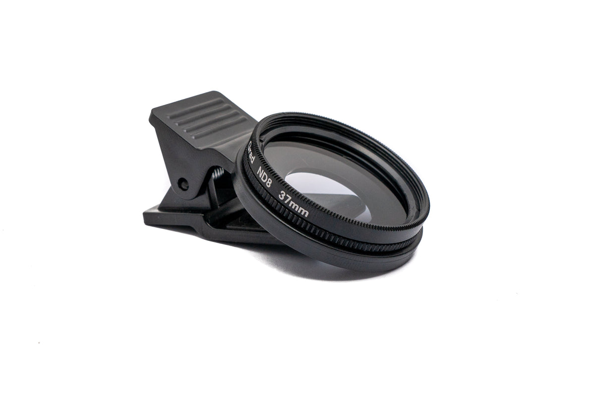 ND Linse Set Neutraldichte Übergang Filter Graufilter mit Clip Tasche Schwarz | System-S