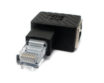 LAN Adapter RJ45 Stecker zu Buchse Winkel Ethernetadapter Kabel linksgewinkelt | System-S