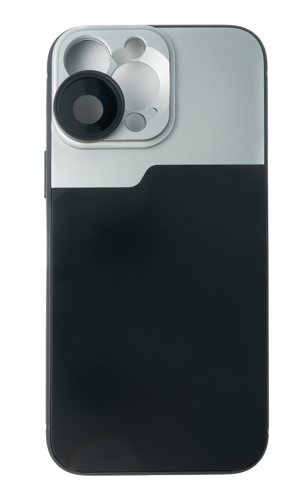 CPL Filter Circular Polarizer Linse mit Hülle Schwarz für iPhone 13 Pro Max | System-S