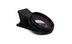 UV Filter 37 mm 12x beschichtet Slim Linse mit Clip für Smartphones in Schwarz | System-S
