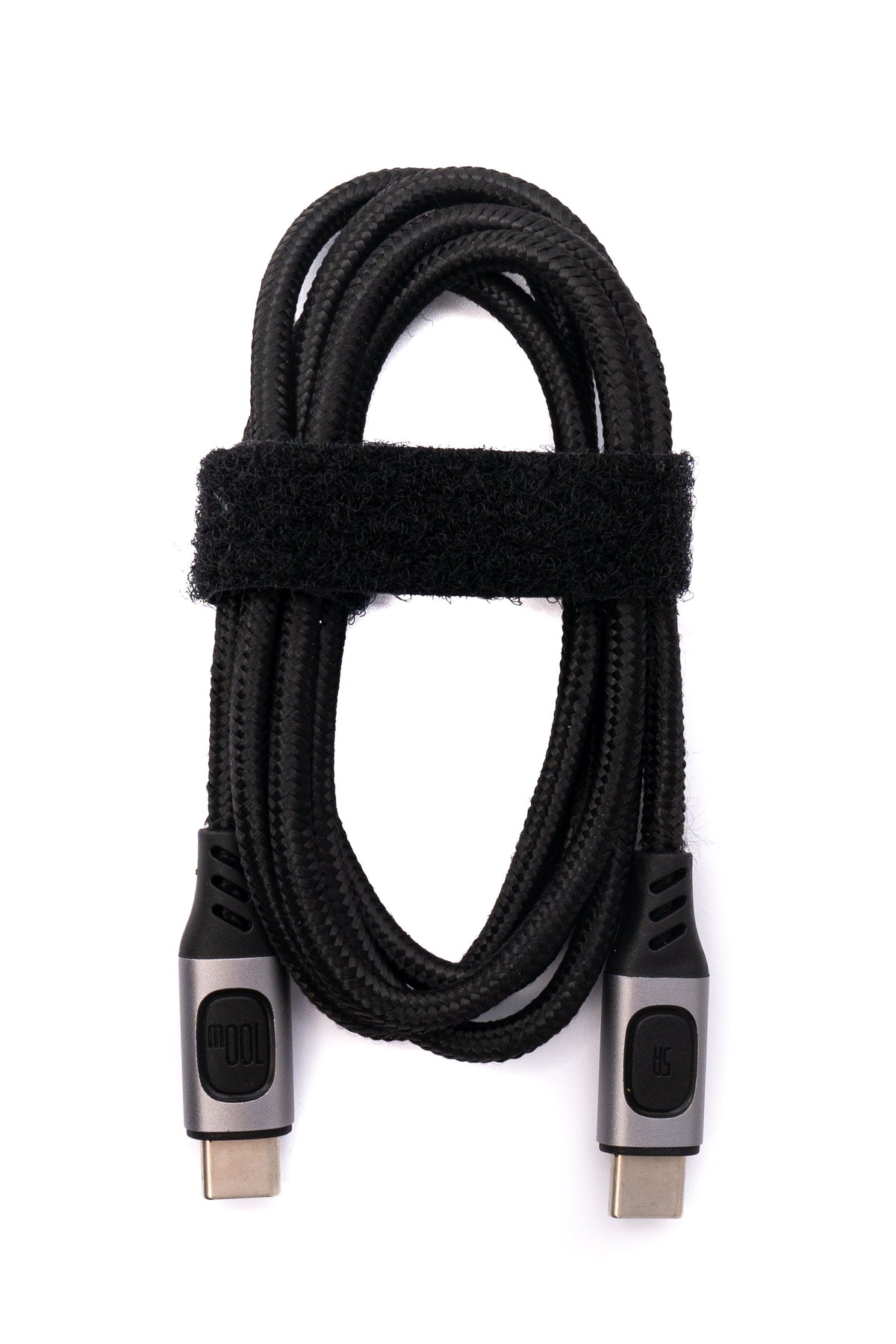 USB 3.1 Gen 2 Kabel 200 cm Typ C Stecker zu Stecker geflochten | System-S