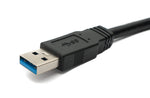 USB 3.0 Kabel 8 m Typ B Stecker zu A Stecker in Schwarz | System-S