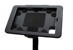Boden Ständer 150cm 360° Halterung abschließbar für iPad Mini 6 (2021) in Schwarz | System-S