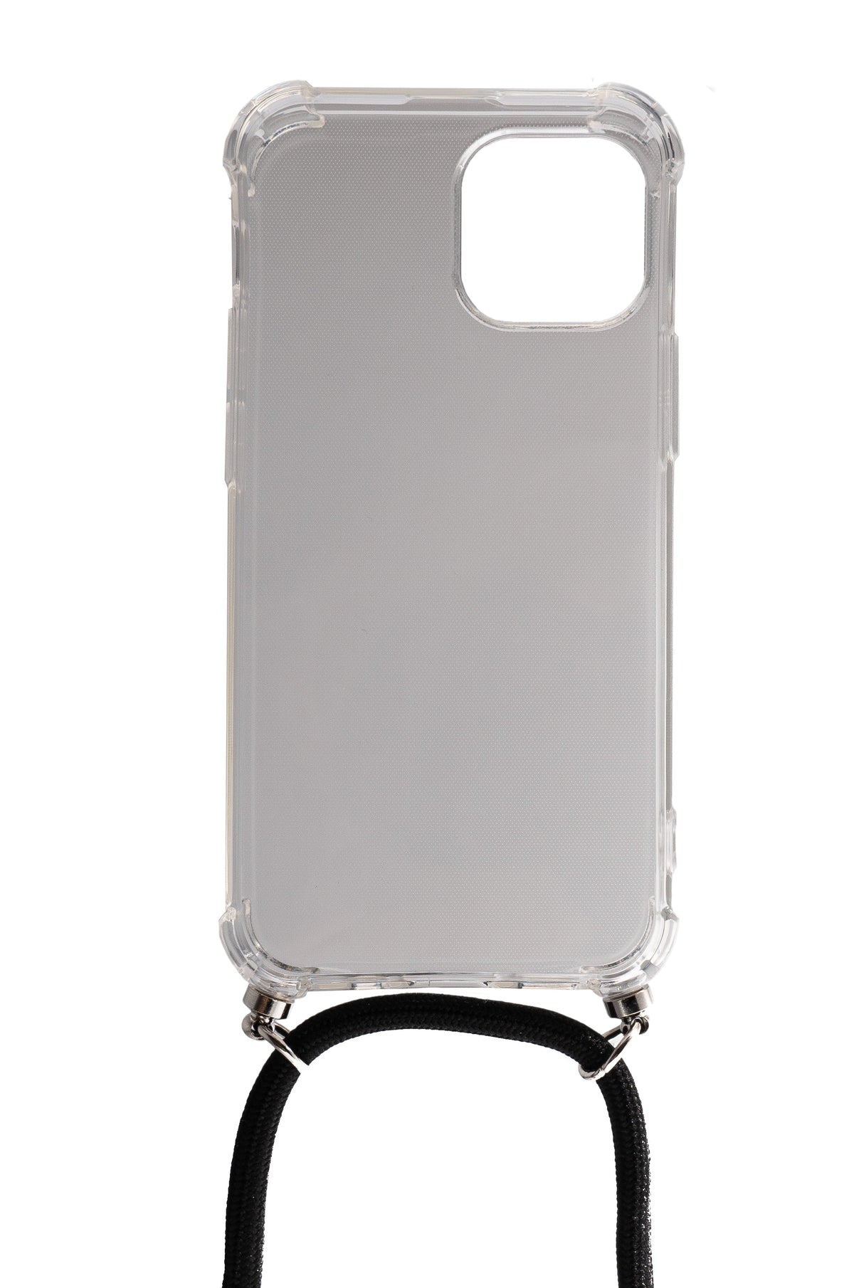 Schutzhülle aus Silikon mit Halsband in Transparent Hülle für iPhone 13 Mini | System-S