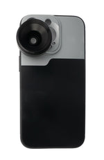 Makro Linse 1.1x bis 2.8x Filter mit Hülle in Schwarz für iPhone 13 Pro | System-S