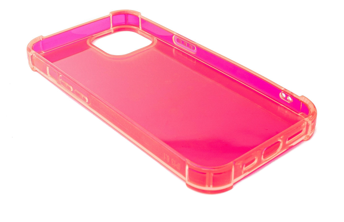 Schutzhülle aus Silikon in Pink Transparent Hülle für iPhone 13 | System-S