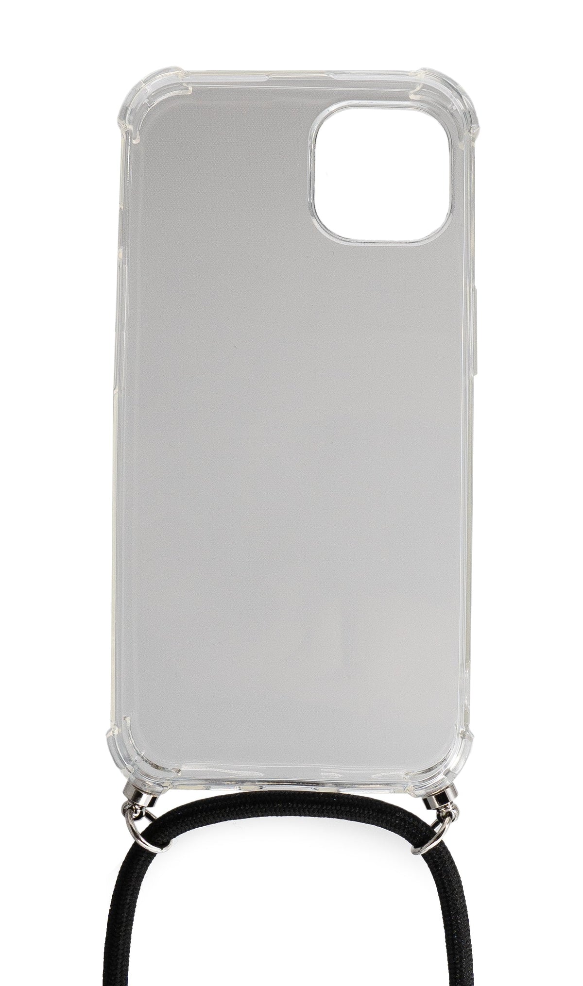 Schutzhülle aus Silikon mit Halsband in Transparent Hülle für iPhone 13 | System-S