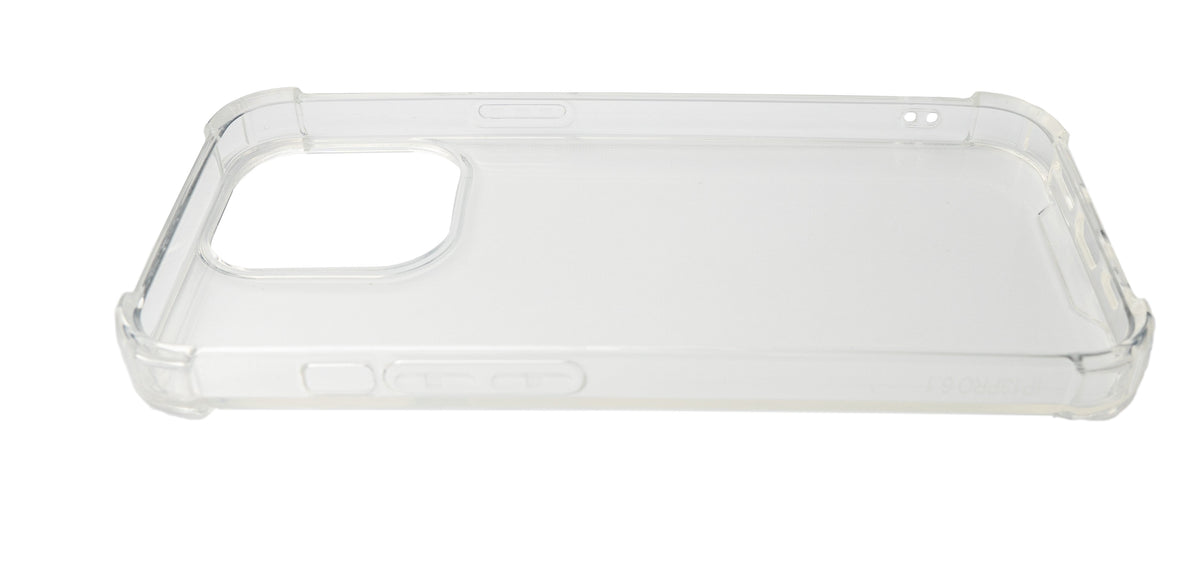 Schutzhülle aus Silikon in Weiß Transparent Hülle für iPhone 13 Pro Max | System-S