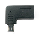 USB 3.1 Adapter Typ C Buchse zu 2.0 Micro B Stecker Winkel  Rechts | System-S