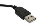 USB 2.0 Kabel 100 cm Typ B Stecker zu A Stecker Winkel in Schwarz | System-S