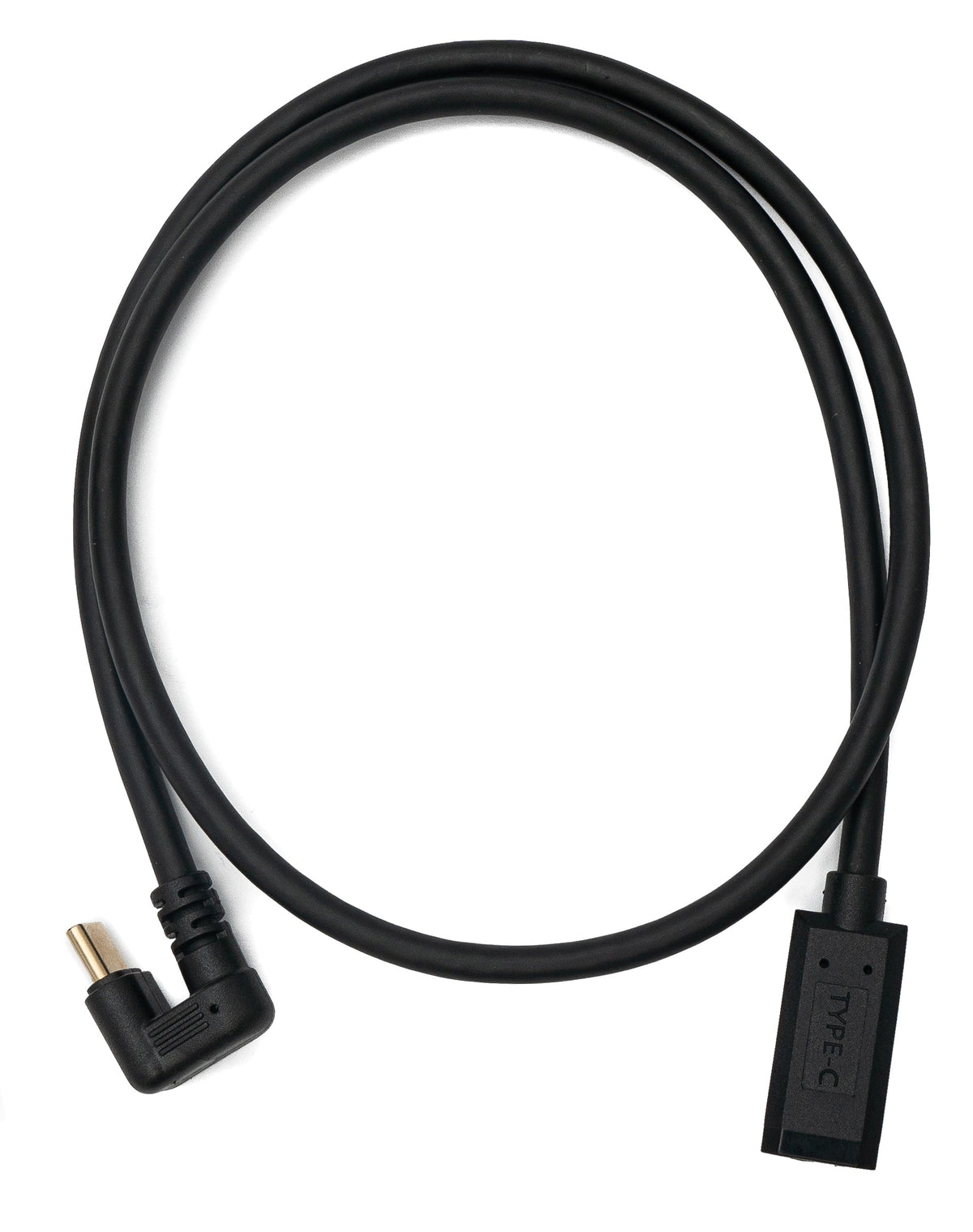 USB 3.1 U Turn 60 cm Kabel Typ C Stecker zu Buchse 360° Winkel in Schwarz | System-S