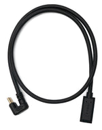 USB 3.1 U Turn 60 cm Kabel Typ C Stecker zu Buchse 360° Winkel in Schwarz | System-S
