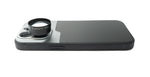 Zoom Linse 3x Tele Objektiv Filter mit Hülle in Schwarz für iPhone 13 Pro | System-S