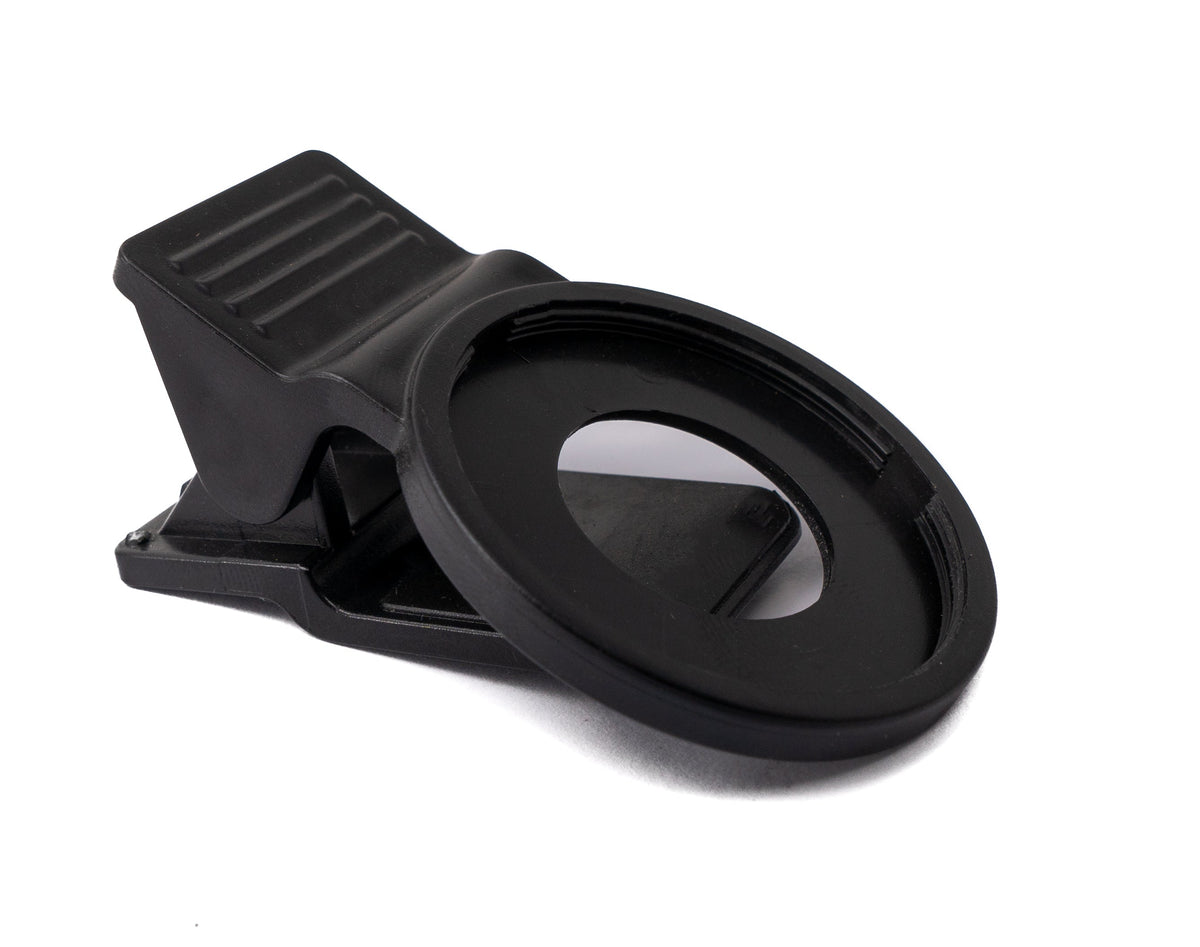 Makro Linse +1 Zoom Close Up Filter mit Clip in Schwarz | System-S
