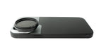 ND Vario Filter 37 mm 2 bis 4000 Neutraldichte mit Hülle für iPhone 13 Pro Max | System-S