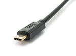 USB 3.1 Gen 2 100W Kabel 2 m Typ C Stecker zu Stecker Schraube in Schwarz | System-S