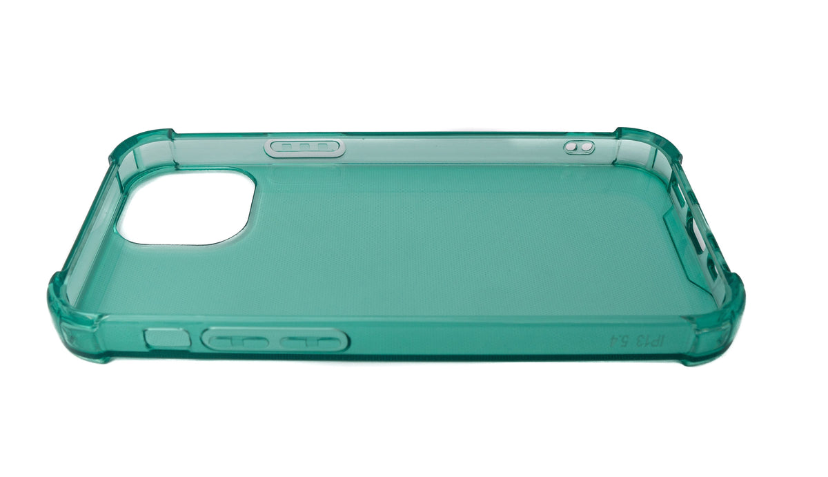 Schutzhülle aus Silikon in Grün Transparent Hülle für iPhone 13 Mini | System-S