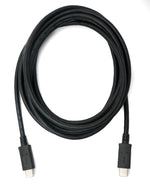 USB 3.1 Kabel 3 m Typ C Stecker zu Stecker in Schwarz | System-S