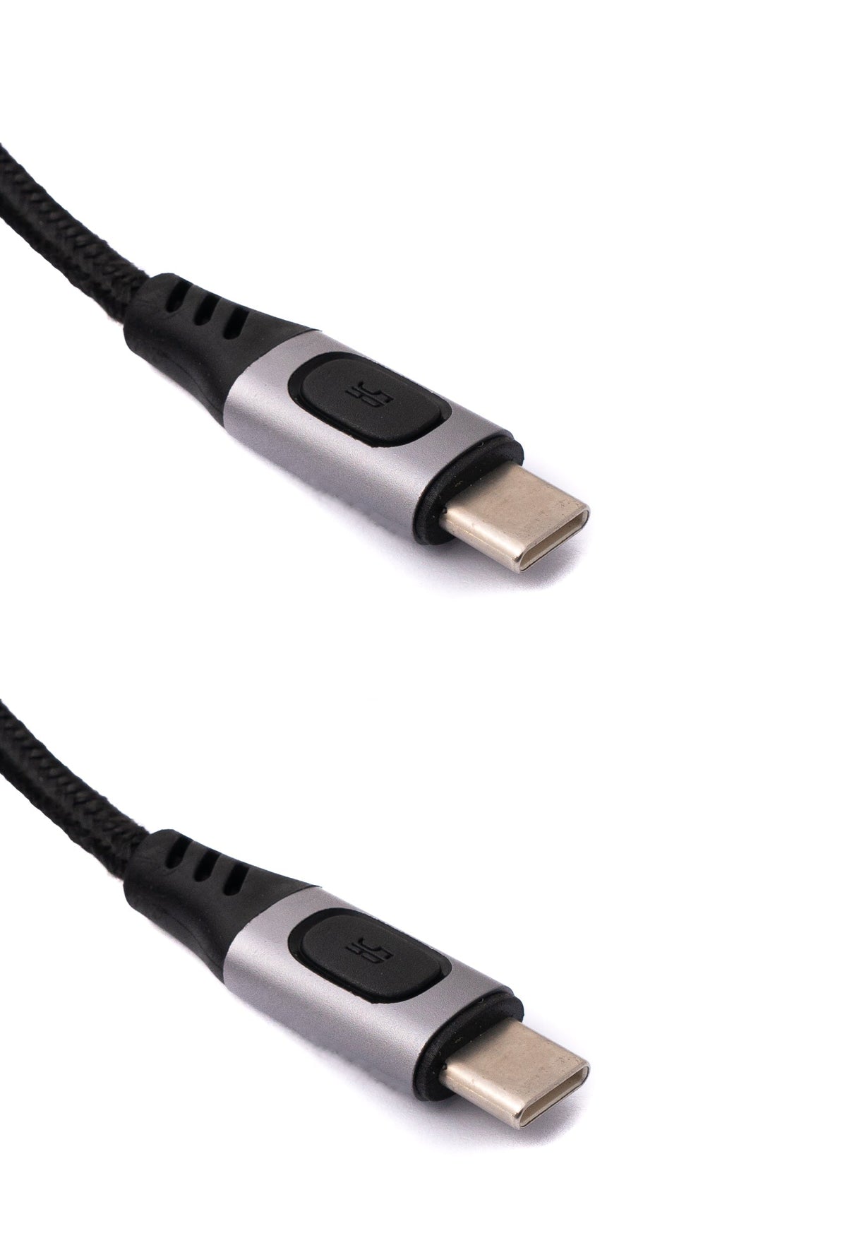 USB 3.1 Gen 2 Kabel 150 cm Typ C Stecker zu Stecker geflochten | System-S