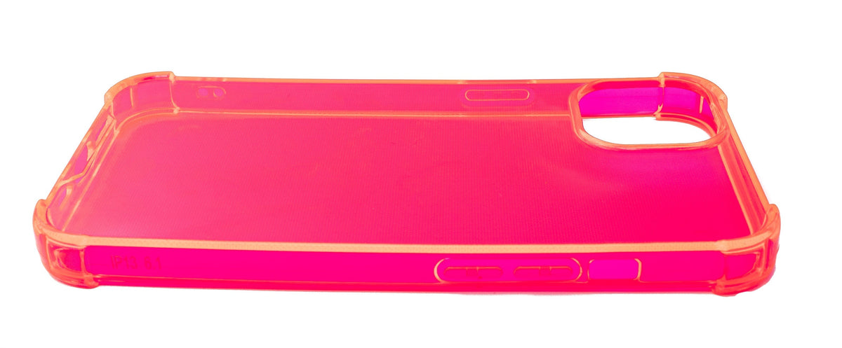 Schutzhülle aus Silikon in Pink Transparent Hülle für iPhone 13 | System-S