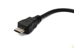 USB 2.0 Kabel 10 cm Micro B Stecker zu 2x offene Kabelenden für Raspberry Pi | System-S