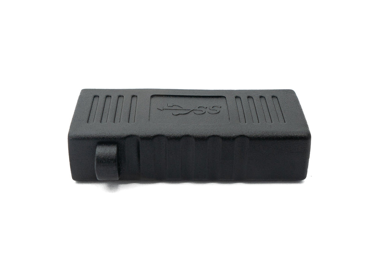 USB 3.0 Adapter Typ A Buchse zu Buchse Kabel in Schwarz | System-S