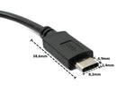 USB 2.0 Y Kabel 35 cm Typ A Buchse zu Typ A Stecker & 3.1 Typ C Buchse Adapter | System-S