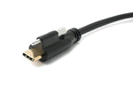 USB 3.1 Gen 2 100W Kabel 2 m Typ C Stecker zu Stecker Schraube in Schwarz | System-S