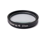 Makro Linse +8 Zoom Close Up Filter mit Clip in Schwarz | System-S